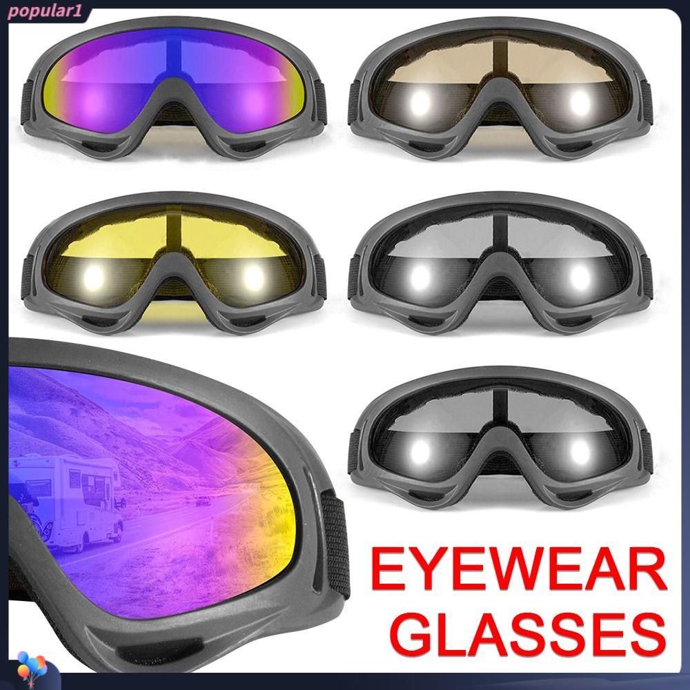 Populer Kacamata Eyewear Unisex Musim Dingin Windproof Dustproof Outdoor Olahraga Snowboard