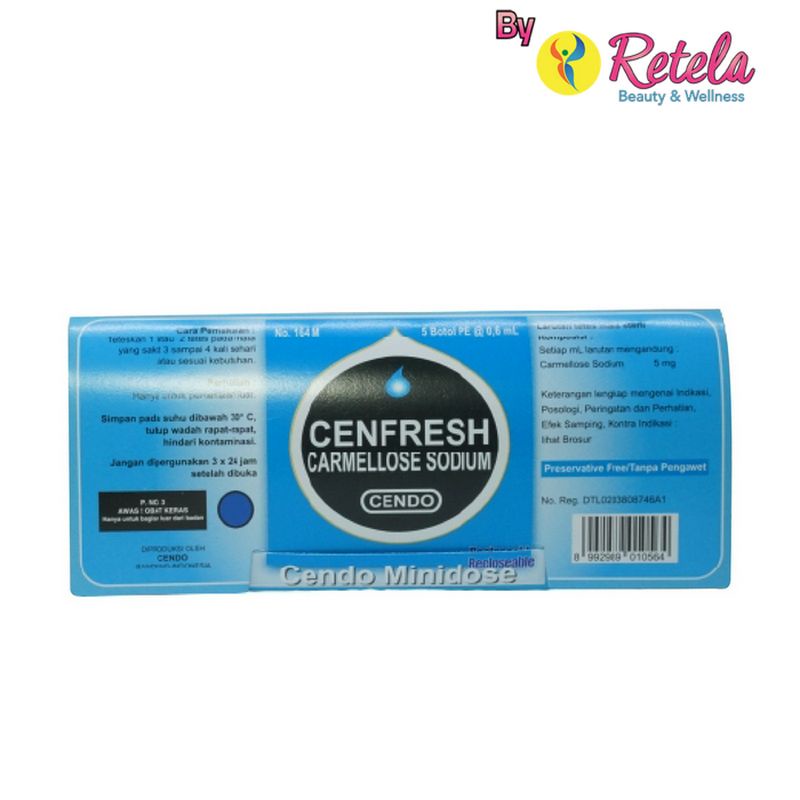 CENDO CENFRESH MINIDOSE 1 STRIP ISI 5 TUBE