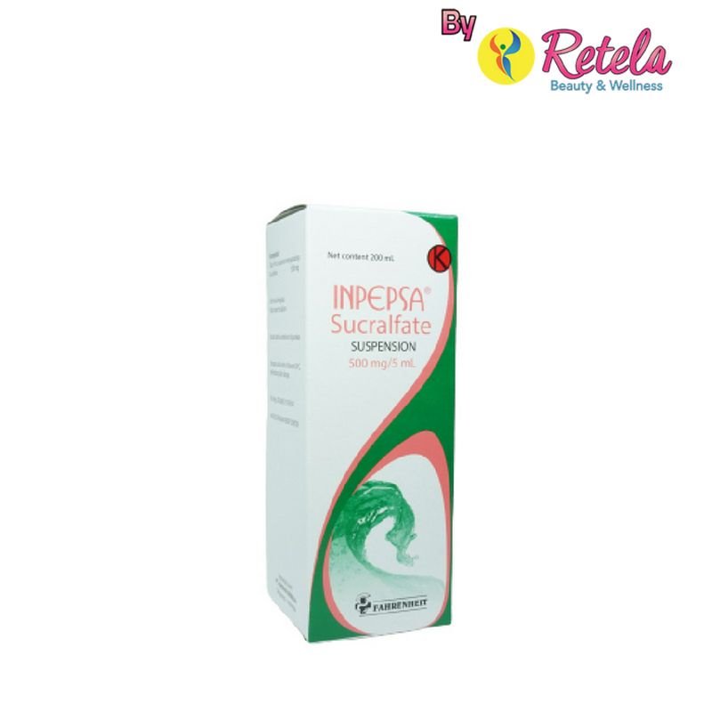 INPEPSA SYRUP 200ML ( Sucralfate 500 mg ) / Tukak Lambung