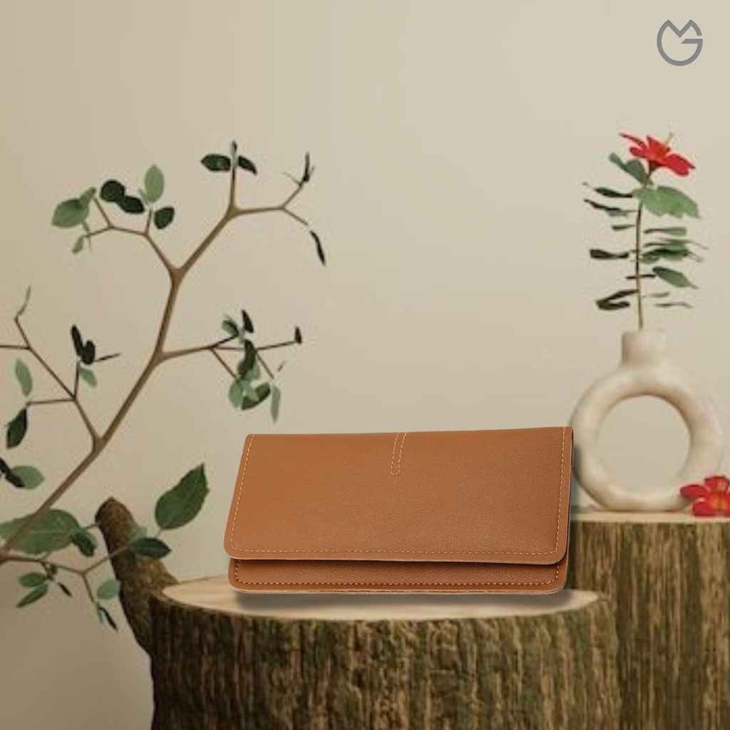 Dompet Wanita Terbaru Bahan Leather Tebal Mewah Kekinian Korea Fashion