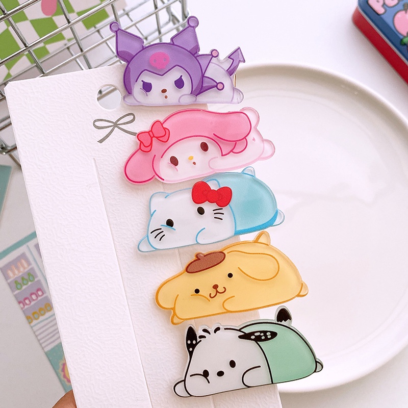 JEPIT PONI RAMBUT  SANRIO BOBO IMUT BAHAN ALKIRIK TERBARU