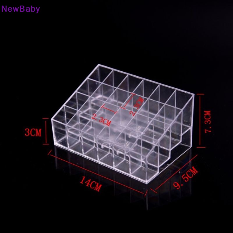 Newbaby 24kompartmen Lip Organiser Storage Display Box Case Costmetics Make Up ID