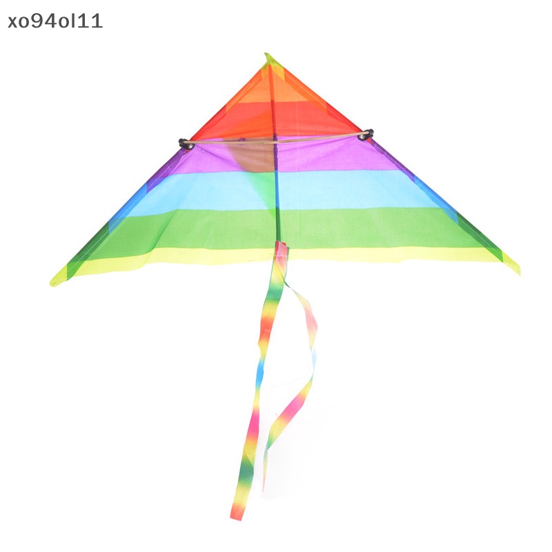 Xo 1PC Rain Kite Outdoor Mainan Bayi Untuk Layangan Anak Tanpa Bar Kontrol Dan Garis OL