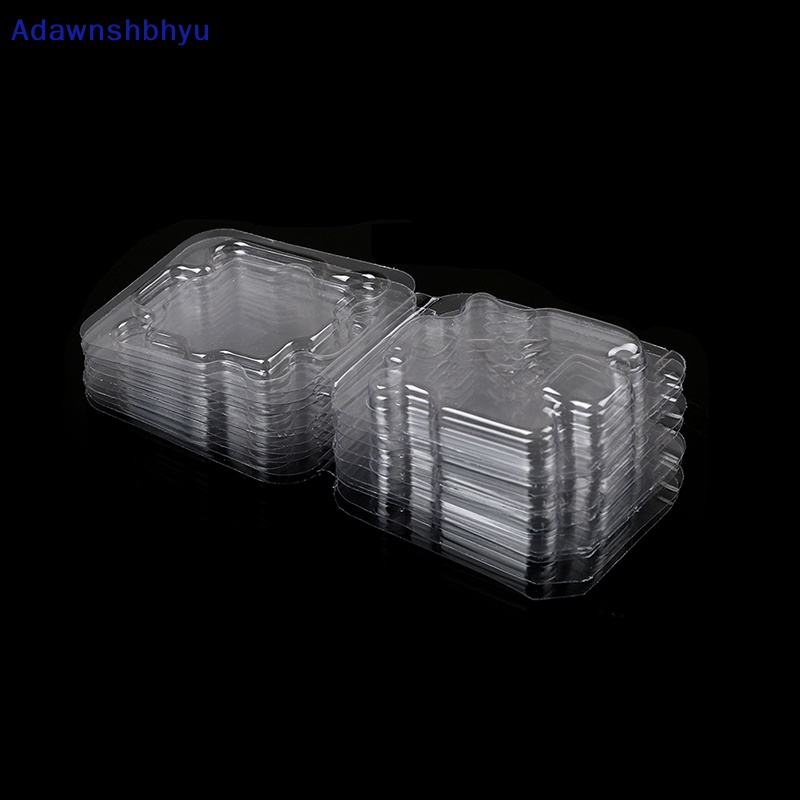 Adhyu 10Pcs cpu case holder tray Kotak Perlindungan Plastik Untuk Socket775 1150 1156 ID