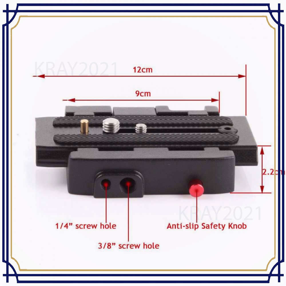 Adaptor Tripod Quick Release Plate -AP682