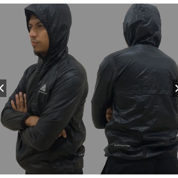 BLACKVENTURE light Jaket outdoor Runner Jogging Olahraga Premium Eiger