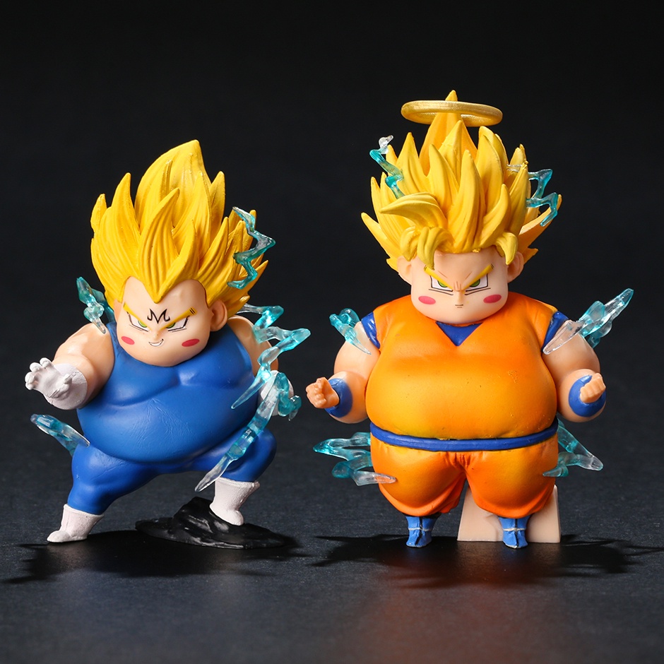 Dragon Ball Z Goku Vegeta Anime Figure Fat Series Patung Figur Pvc Koleksi Model Mainan Untuk Anak