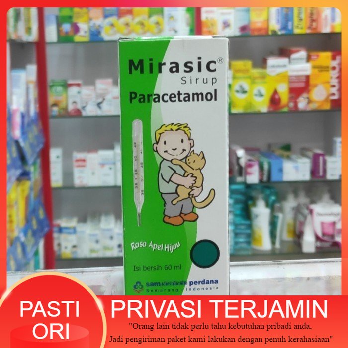 mirasic sirup 60 ml / mirasik parasetamol syrup