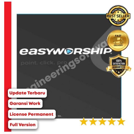 EasyWorship 6 Bonus Alkitab Garansi work lengkap dengan tutorial install via email