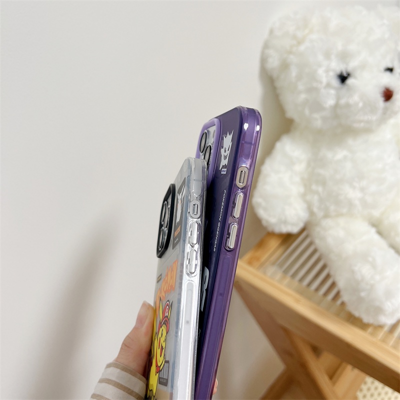 IPHONE Untuk Iphone14 13 12 11 Pro Max Anime Jepang Casing Handphone Anime Electroplating Casing Pelindung