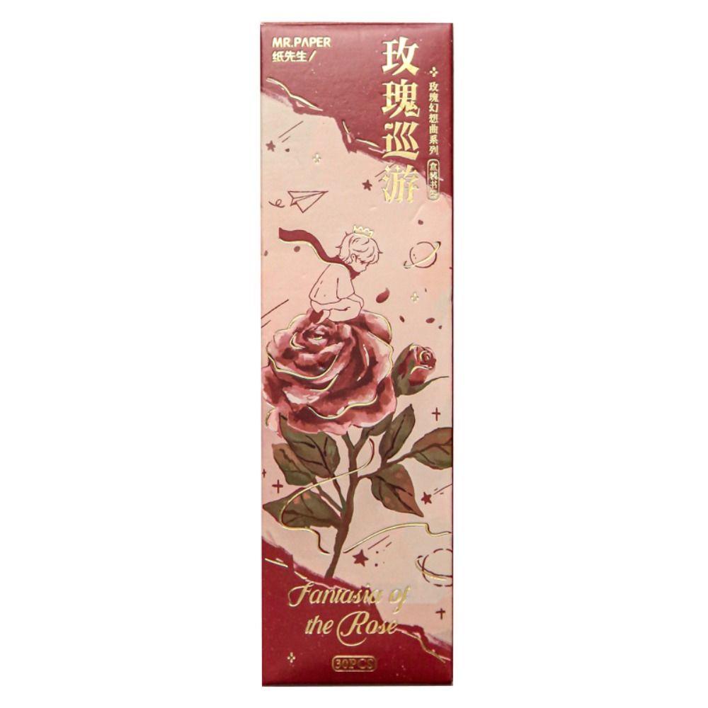 Mxbeauty Kertas Bookmark Kotak Retro Paper Card Hadiah Ulang Tahun Penanda Membaca Penanda Halaman Buku Romantis Untuk Scrapbooking