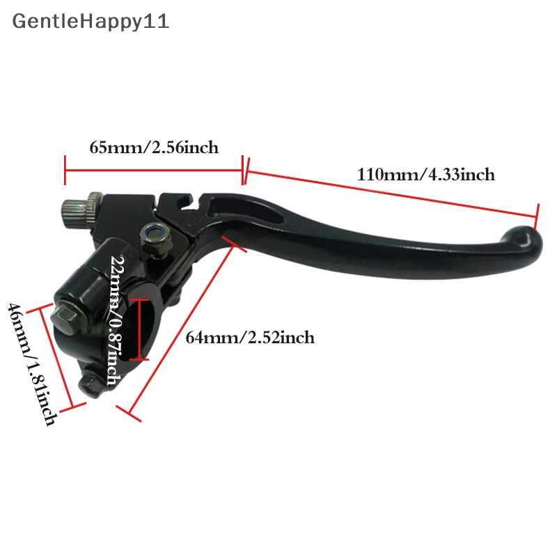 Gentlehappy Tuas Kopling Rem Stang Sepeda Motor Drum Pegangan Rem Untuk Motor Trail ATV id