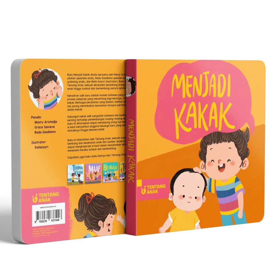 Tentang Anak - Board Book Menjadi Kakak Perempuan | Buku Cerita Gambar