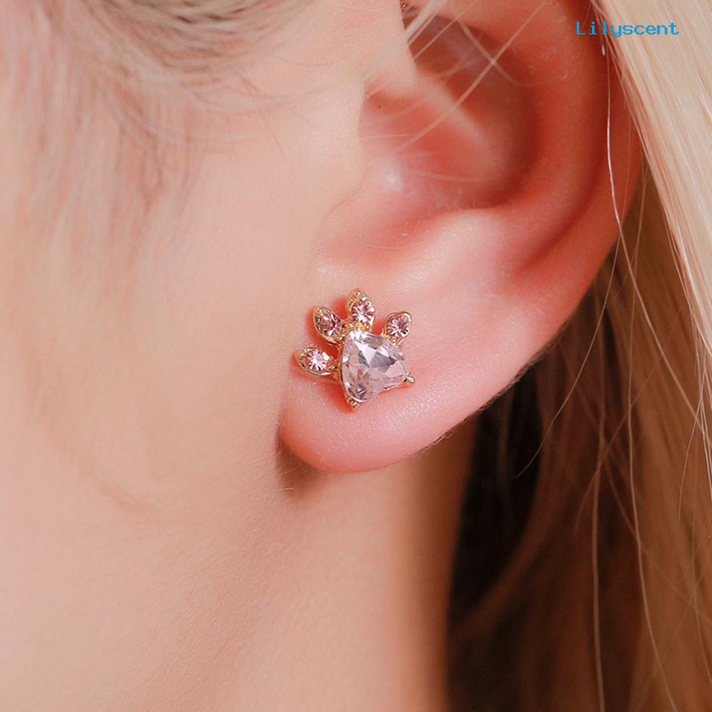 [LS]1 Set Anting Stud Pengerjaan Indah Anti-Alergi Alloy Hias Anting Kalung Gelang Cincin Untuk Pesta