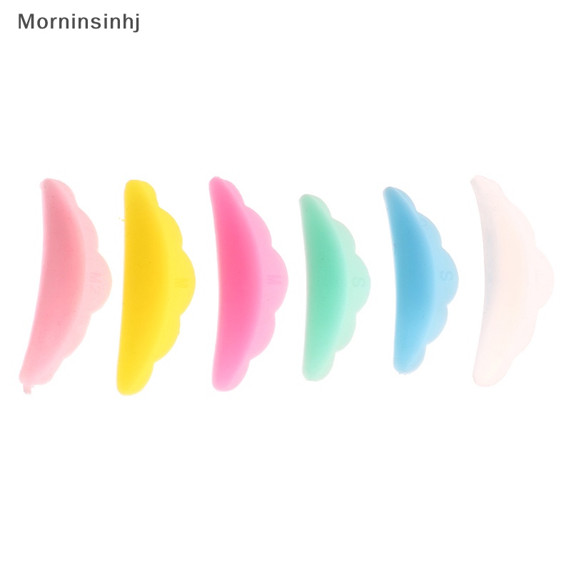 Mornin 5pasang Lash Lift Lifg Curlers Curl Silicone Shields Pads Multicolor Reusable id