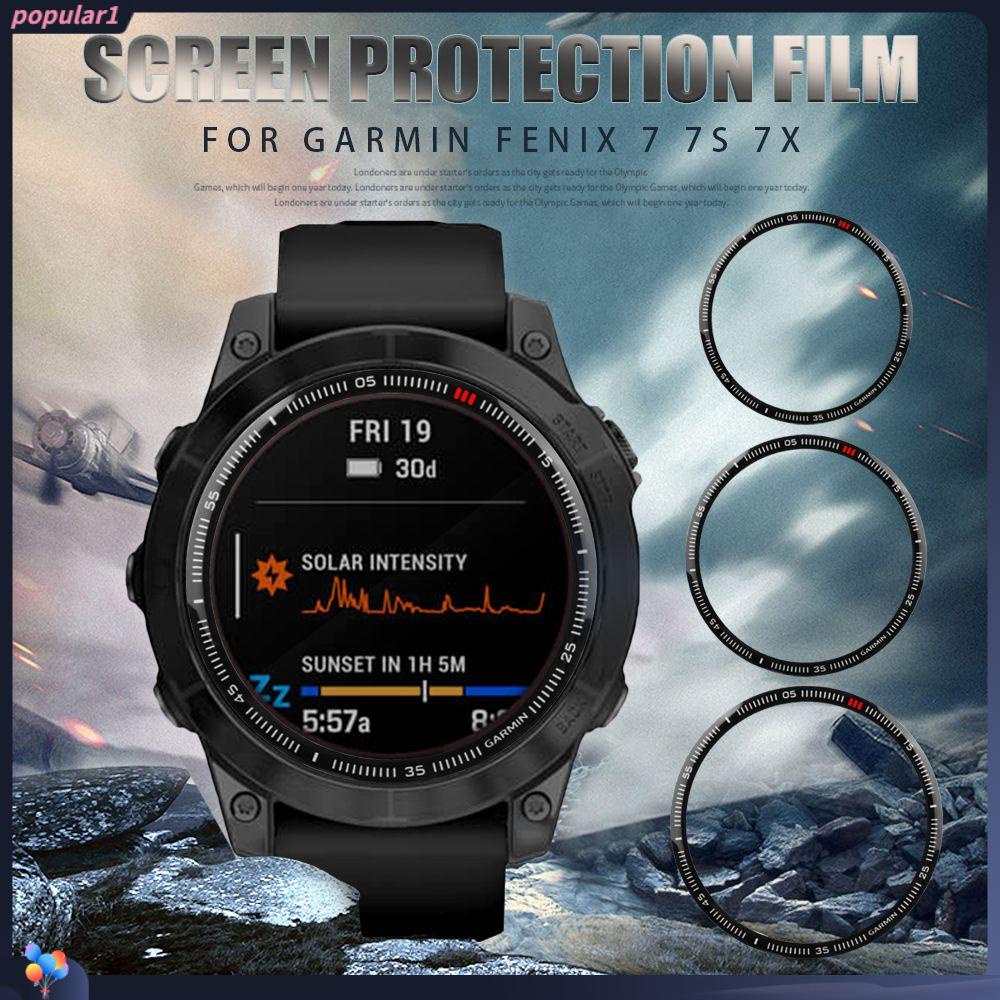 POPULAR Populer1/2/3pcs 3D Film Pelindung HD Aksesoris Bening Lembut Penjaga Untuk Garmin Fenix7 7S 7X