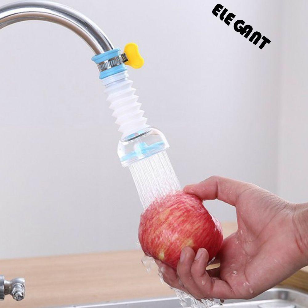 【 ELEGANT 】 Faucet Extenders Booster Adjustable Filter Gadget Splash Head Extension Dapur