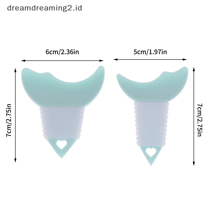 (drea) Stensil Eyeliner Dapat Dicuci Bahan Silikon Template Asisten Alat Make Up Cepat //