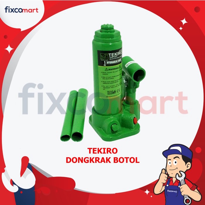 Tekiro Dongkrak Botol 6 Ton / Tekiro Hydraulic Bottle Jack