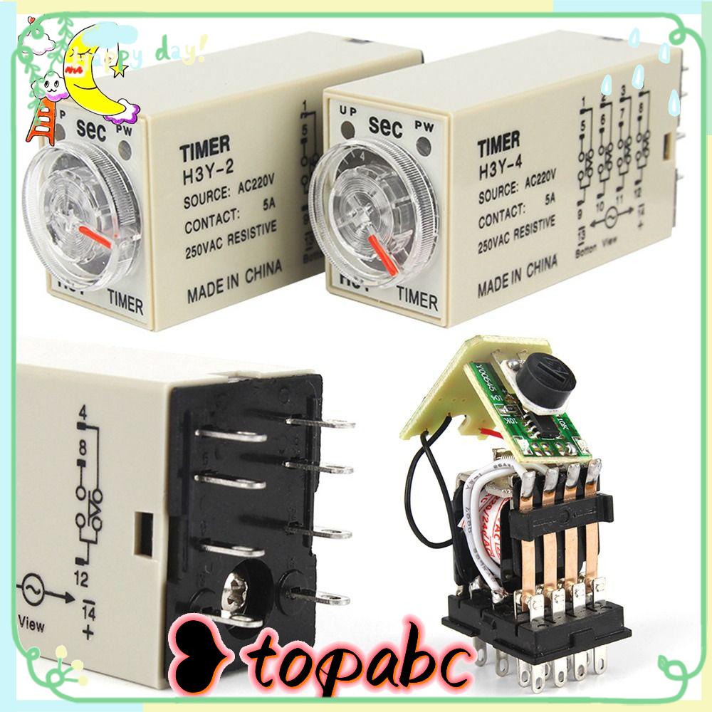 TOP Delay Time Relay Modul Relay 8 pin Kecil 220v 14-pin