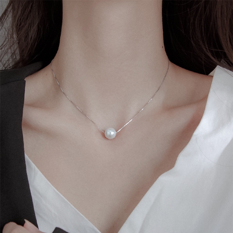 Manik Kalung Necklace Perempuan Musim Panas Cahaya Mewah Desain Niche Merasakan Cinta Rantai Klavikula High-End Merasa Temperamen Tren Keren