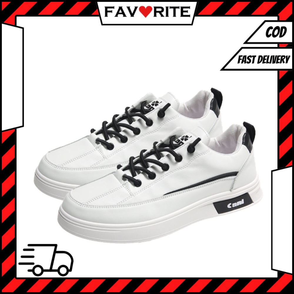 Favorite &quot;FREE BOX&quot; (Size 40-44) Steve Sepatu Pria Sneakers Fashion Bertali Trendy Import 8124