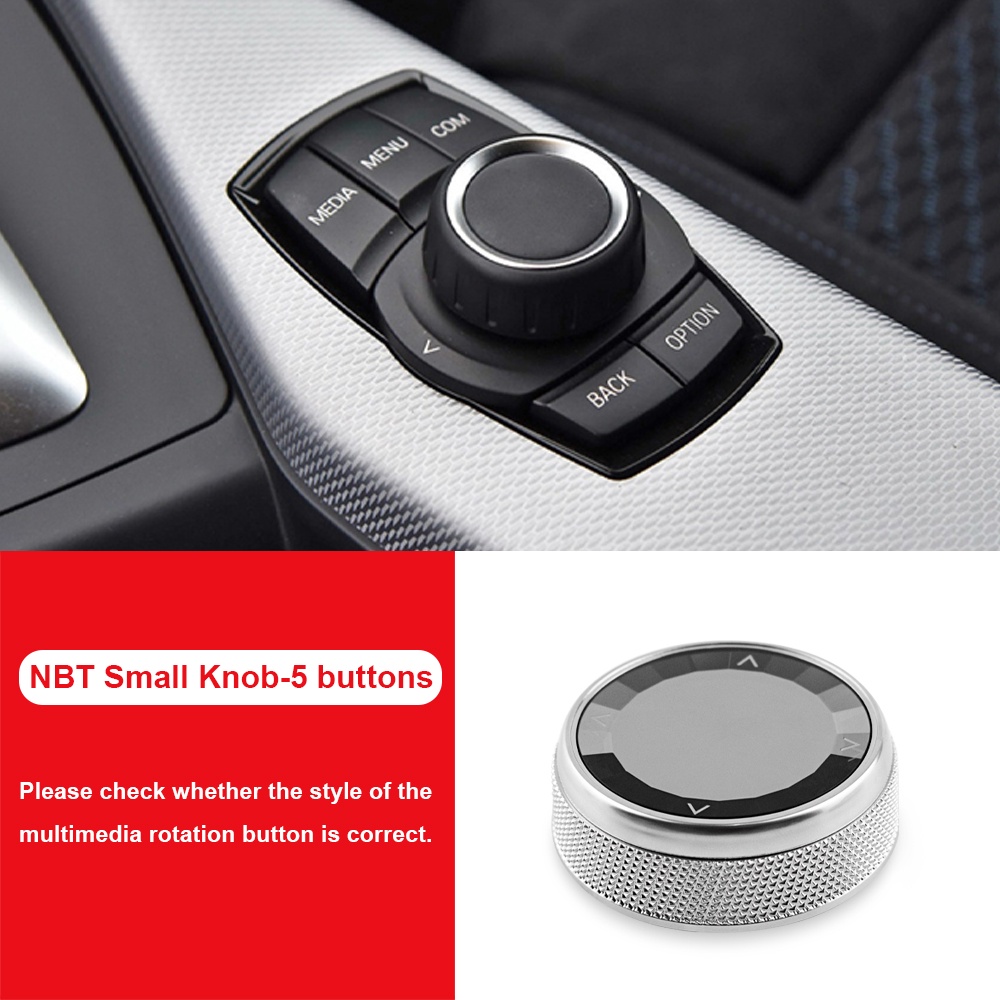 Bmw idrive Car Multimedia Button Cover Knob Frame Trim Untuk BMW F36 F10 F20 F30 F34 F40 X1 X3 F25 G01 G30 G20 X5 G05 F15 E70 F32 F48