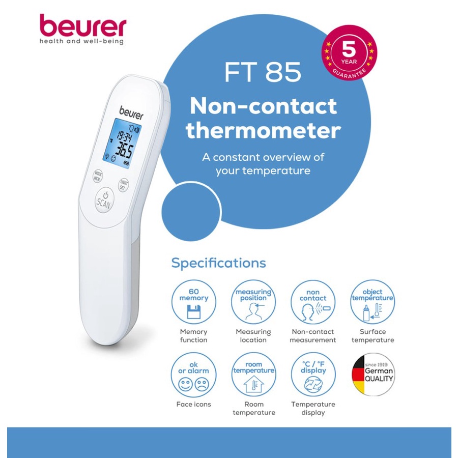 Thermometer Digital Beurer FT 85 / Termometer Infrared Non Contact