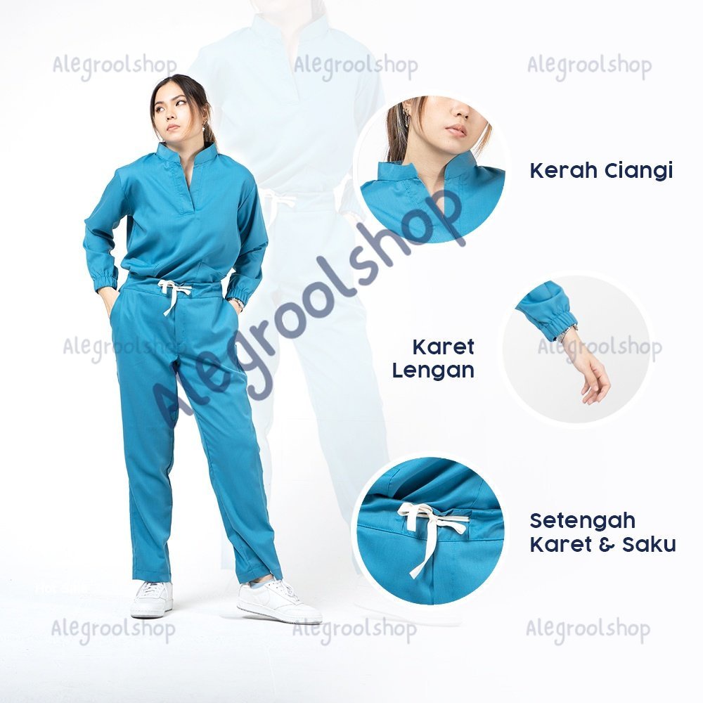 Doctor Scrub Set Baju OK Lengan Panjang Vol-II series 'Your Style'