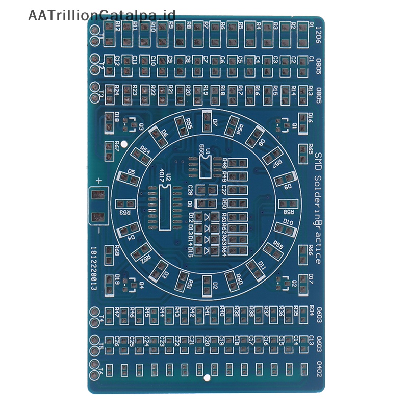 Kit papan latihan solder kit diy modul dessyrillion jedaatalpa parkit rotag led smd komponen solder diy dalika