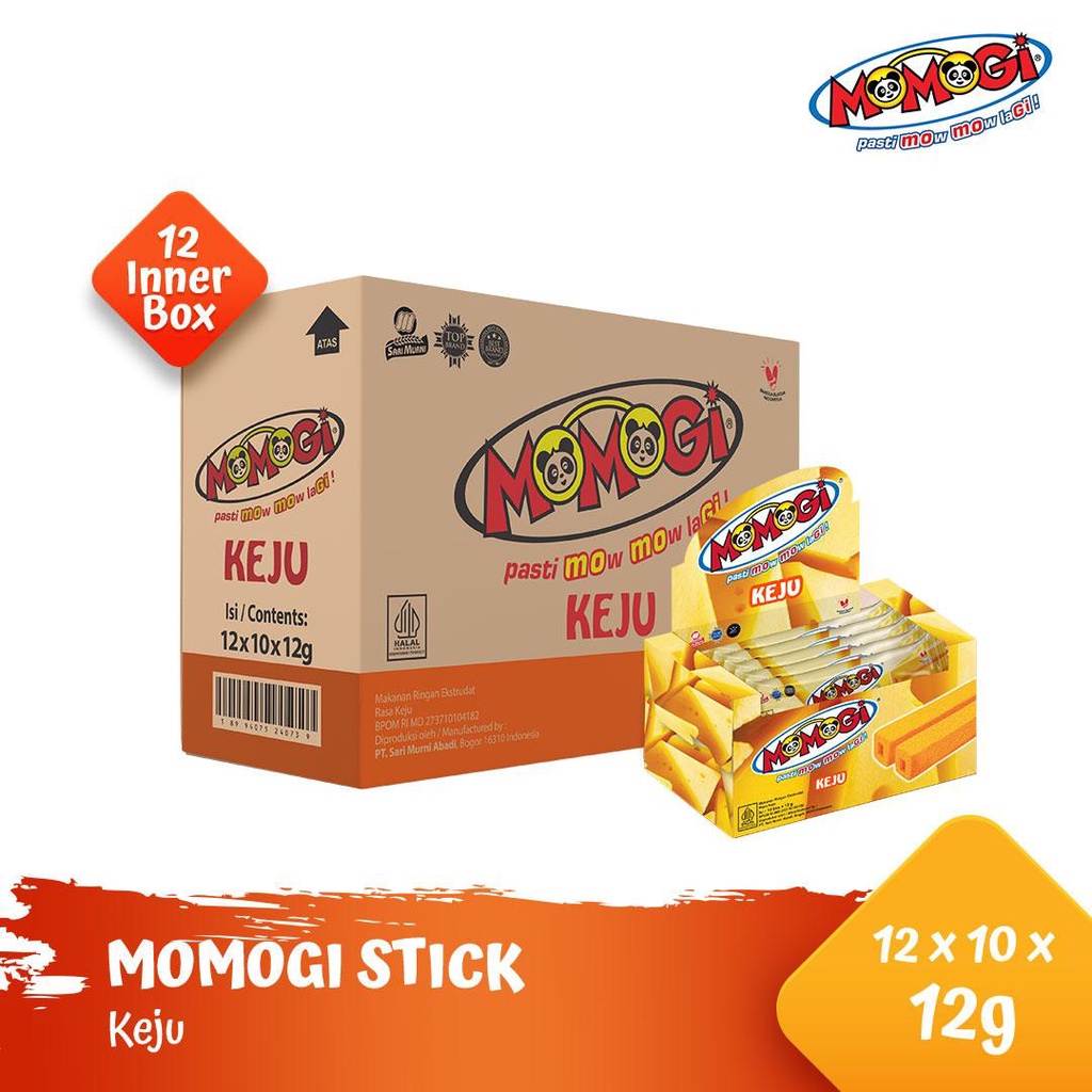 

Momogi Stick Keju 12gr (1 Karton @ 12 Box)
