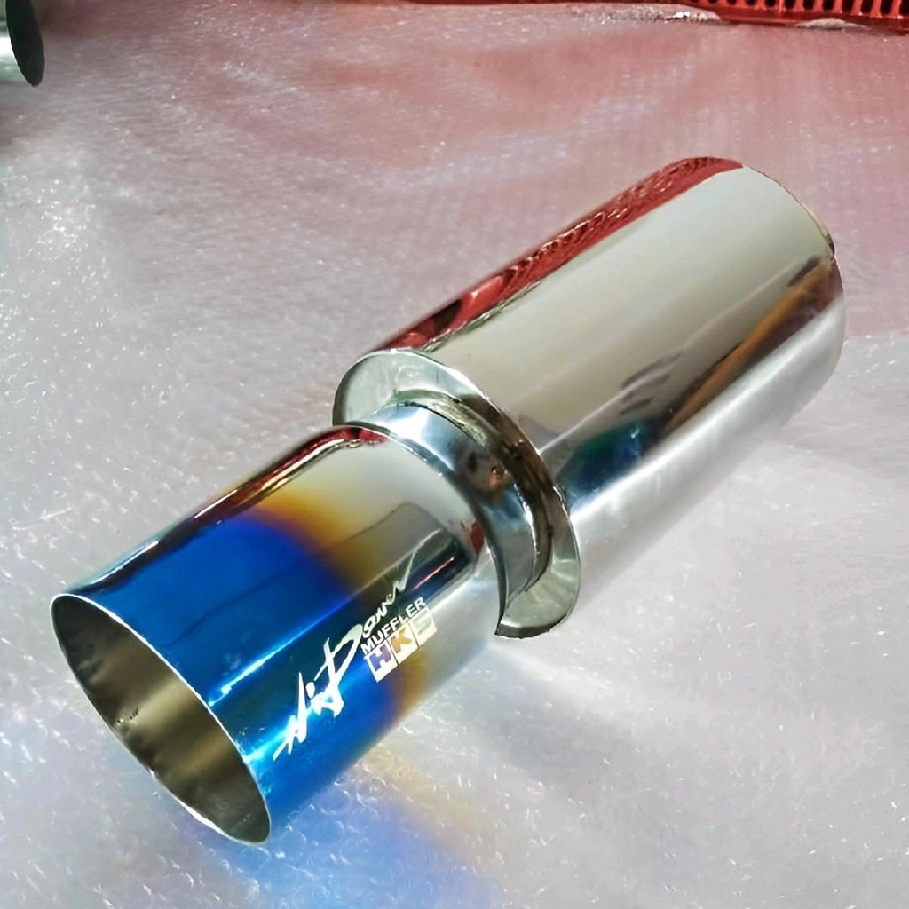 Knalpot Racing Mobil Avanza tipe ujung biru api