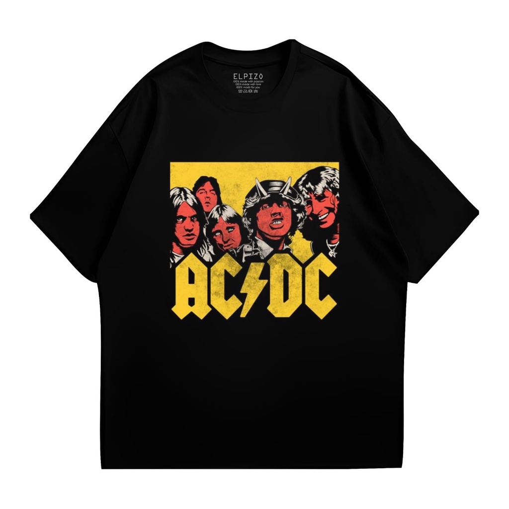 Elpizo Apparel | T-shirt | ACDC Vol 4 | Pakaian pria | Pakaian wanita | Vintage | Casual Streetwear 