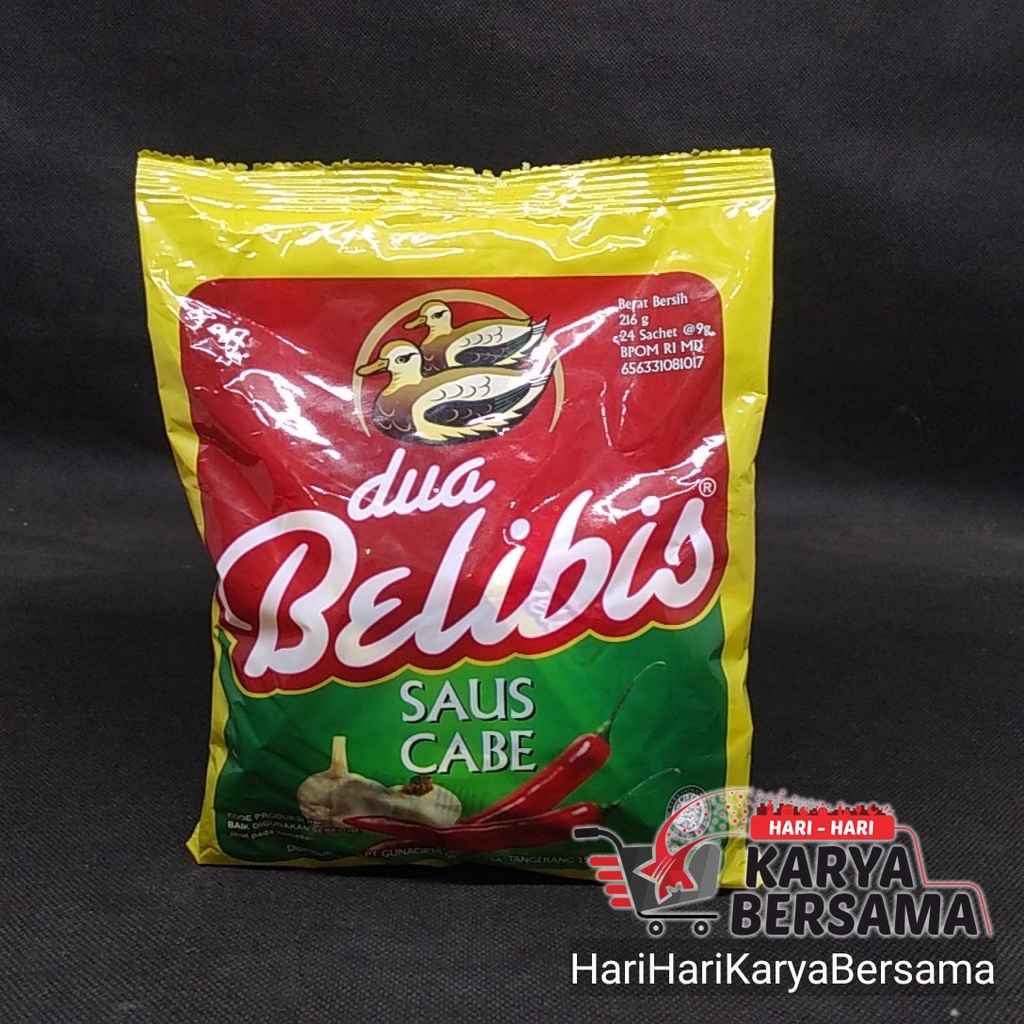 

DUA BELIBIS SAUS CABE SACHET 24 X 9GR