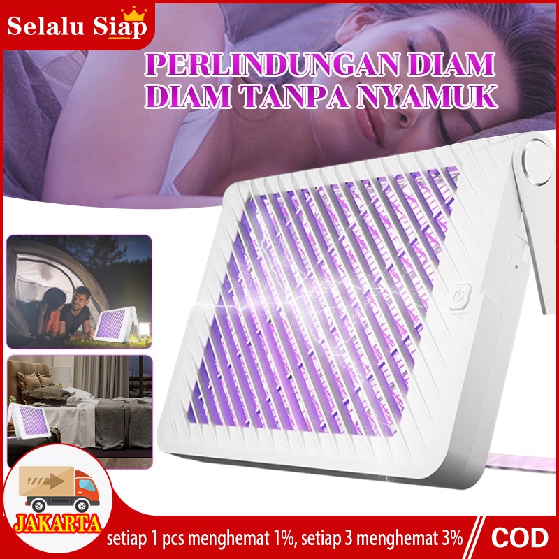 Insect Killer Perangkap Nyamuk Lalat Lampu UV Raket Nyamuk Listrik /Lampu Perangkap Nyamuk/Lampu Nyamuk/Lampu UV/Insect Killer Mosquito Killer Perangkap Nyamuk Lalat Bug Zapper Lampu UV 2 in 1