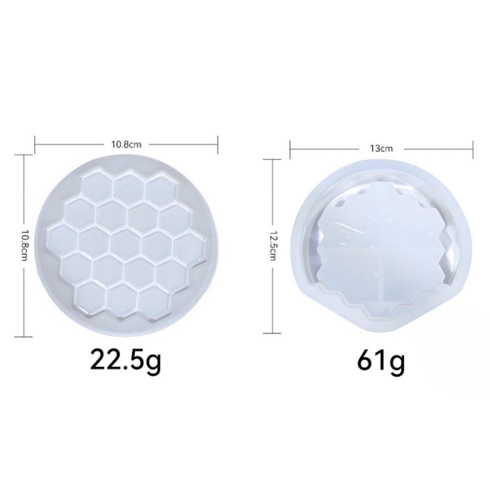【 ELEGANT 】 Cetakan Silikon, Cetakan Coaster Bentuk Sarang Lebah, Cetakan Resin Epoxy Motif Sel Handmade Untuk DIY