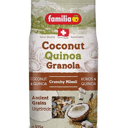 

Familia Coconut Quinoa Granola Crunchy Moesli 375gr