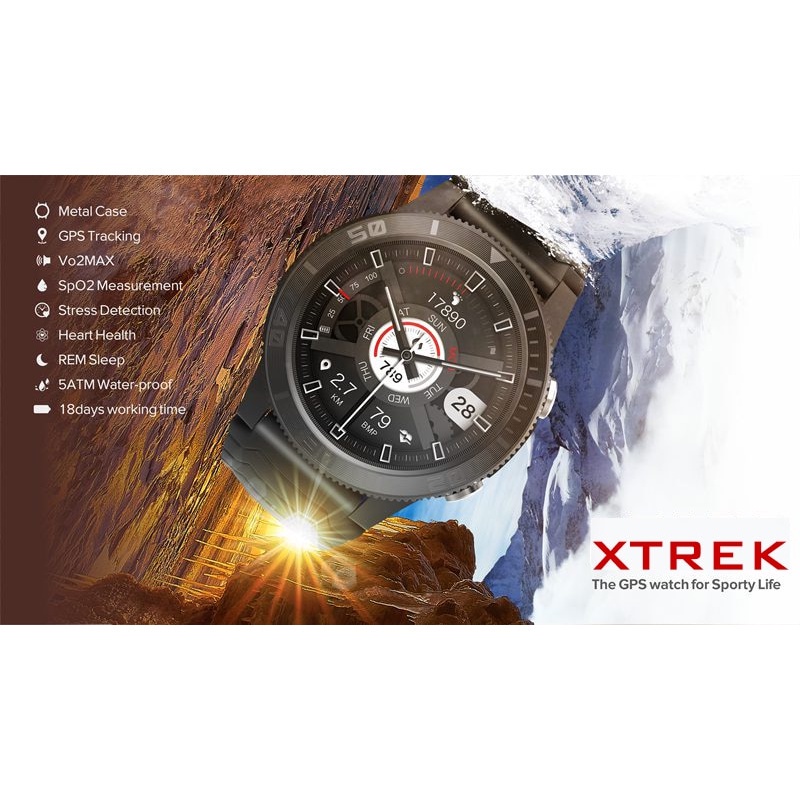 AKN88 - NORTH EDGE X-TREK Smartwatch VO2 Max Sensor Built in GPS Compass