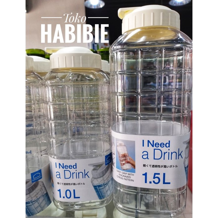 SALE Lock & Lock Lock n Lock Chess Bottle PET 1 Liter Botol Minum Tumbler - 1 Liter Termurah