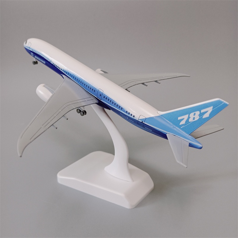 Boeing787model Pesawat Original Diecast Metal B787 Plane Airplane Aviation Mainan Dengan Landing Gear Dan Roda