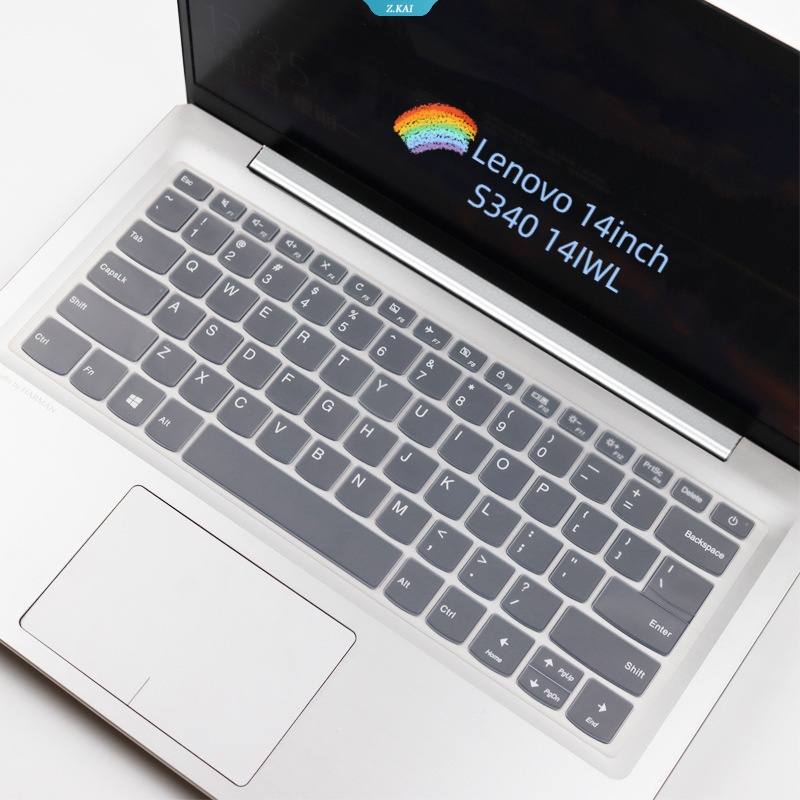 Cover Film Keyboard Silikon Laptop Lenovo Xiaoxin Untuk 14inch S340 14IWL S Tahan Air Dan Tahan Lembab Film Pelindung Cakupan Penuh [ZK].