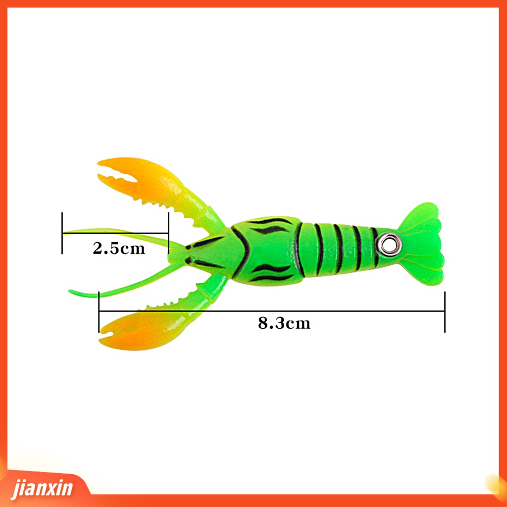 (In Stock) 8.3cm /5.5g Simulasi Umpan Udang Desain Simulasi Manusia Hidup Warna-Warni Buatan Tahan Lama Alat Pancing Palsu Bentuk Hidup Umpan Pancing Untuk Penggemar Memancing