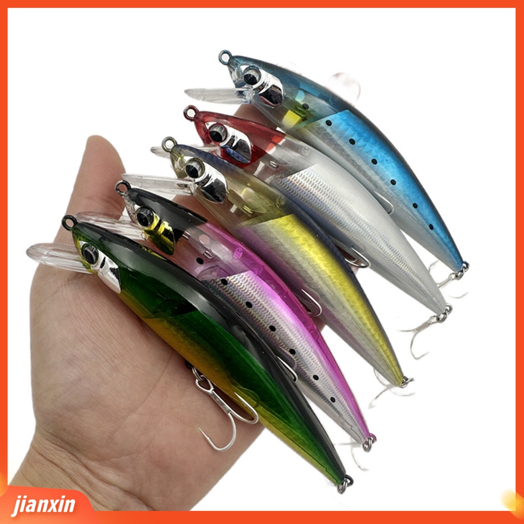 (In Stock) 12cm Memancing Umpan 3D Simulasi Fisheye Realistis Treble Hook Simulasi Angling Air Tawar Laut Memancing Tuna Umpan Memancing Luar Ruangan