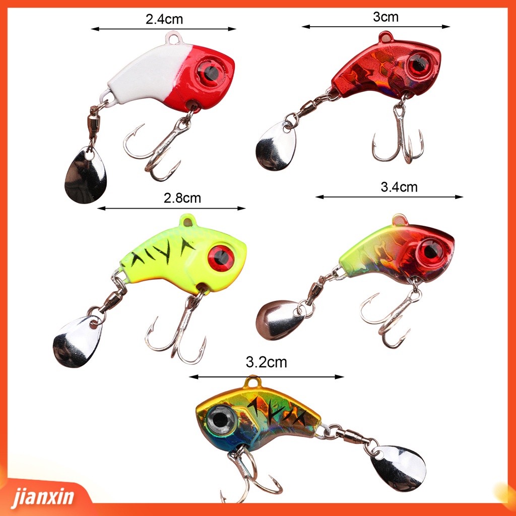 (In Stock) Umpan Treble Hook 3D Simulasi Fisheye Reflektif Angling Senyawa Logam Sequin Umpan Memancing Luar Ruangan