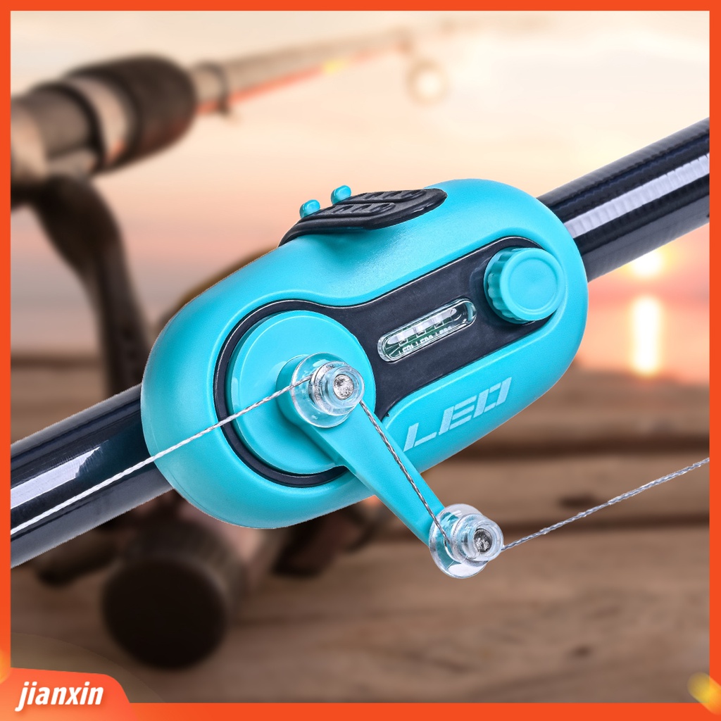 (In Stock) Alarm Pancing Plastik Alarm Gigitan Pancing LED Tiga Warna Elektronik Kekuatan Tinggi Untuk Memancing Malam Hari