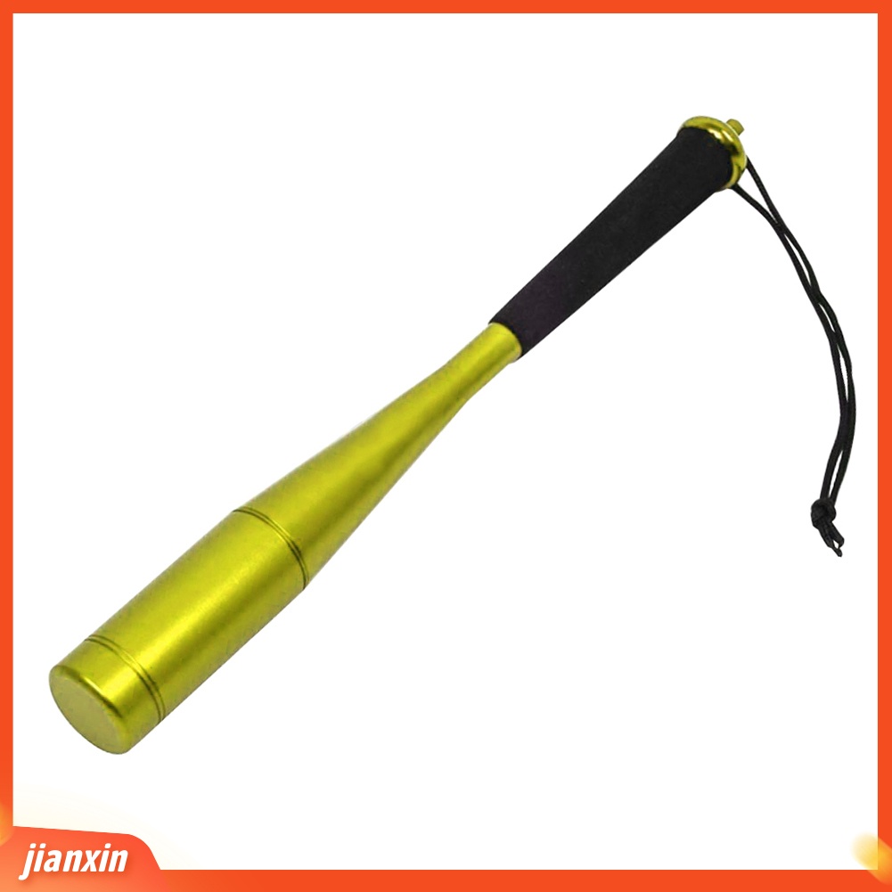 (In Stock) 25mm Metal Fly Fishing Priest Foam Handle Fish Whacker Bat Tool Dengan Lanyard