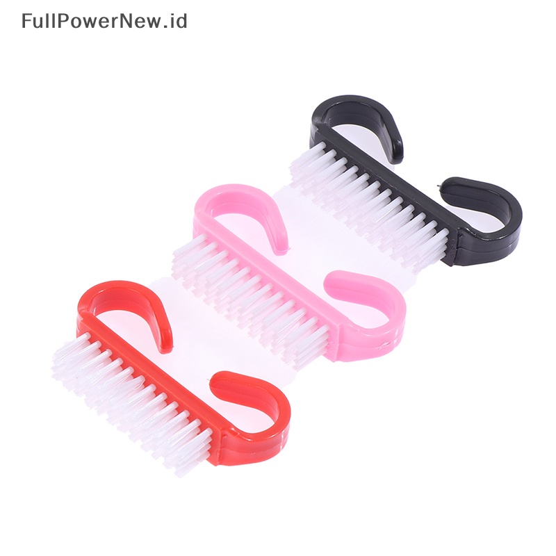 Power Nail Brush Pembersih Kuku Sikat Gosok Kuku Manicure Menghilangkan Debu ID