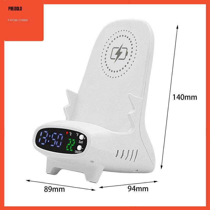 [Predolo] Charging Station 15W Desktop Phone Tablet Stand Untuk Rumah Digunakan Kantor