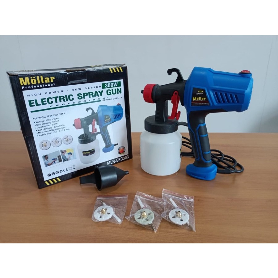 spray gun MOLLAR ESG 300 ESG303 alat cat semprot listrik spraygun spet listrik