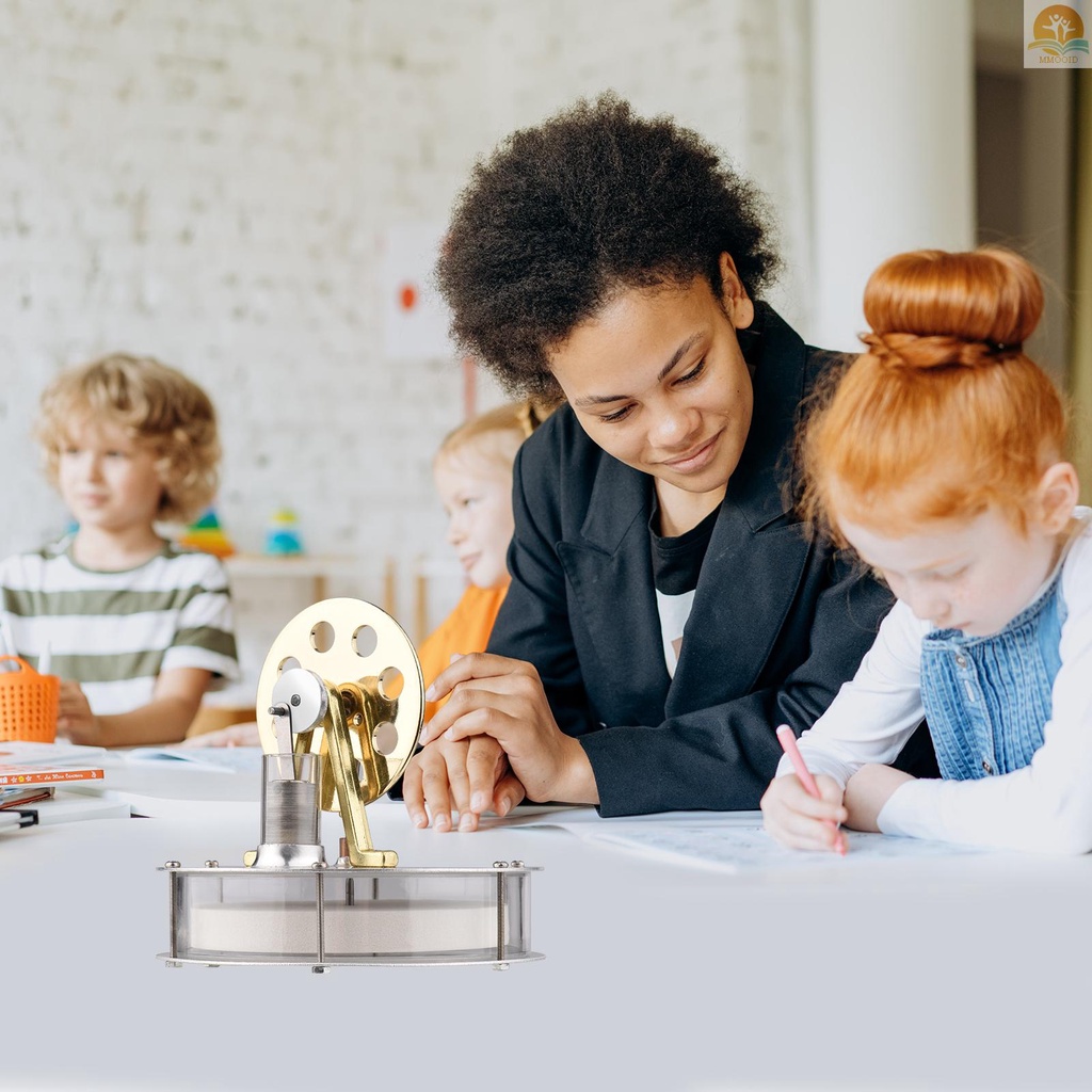 In Stock Mesin Stirling Suhu Rendah Rakitan Generator Listrik Eksperimen Panas Model Generator Fisik Dengan Desain Roda Gila Percobaan Sains Mainan Edukasi DIY Untuk Teac